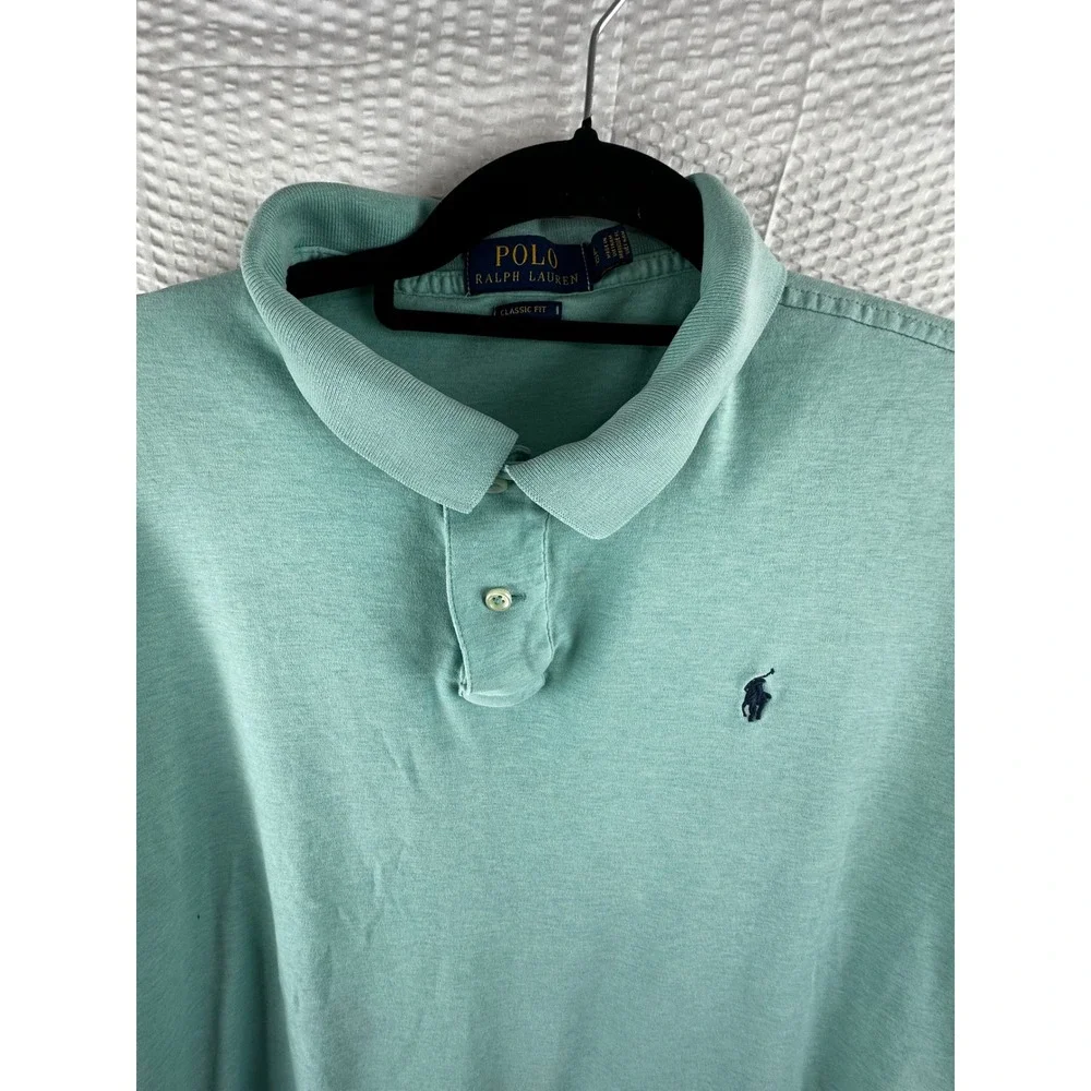 Polo Ralph Lauren Men's‎ Classic Fit Polo Shirt Mint Green Size XL